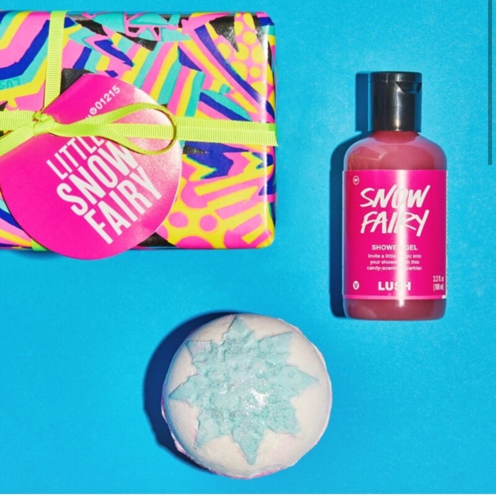 NWT Lush Little Snow Fairy Gift Set